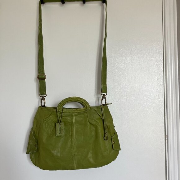 latico NJ USA Soft Leather Green Handbag - Picture 16 of 16
